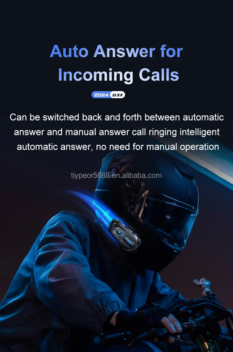 product tiypeor motorcycle bluetooth headset with 6 riders helmet intercom music sharing noise cancellation fm radio microphone-9