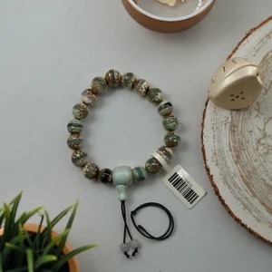 First-Line Pharmacist Agate Beaded Bracelet Natural Fine Accessory for Gift