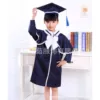 blue clothes and hat