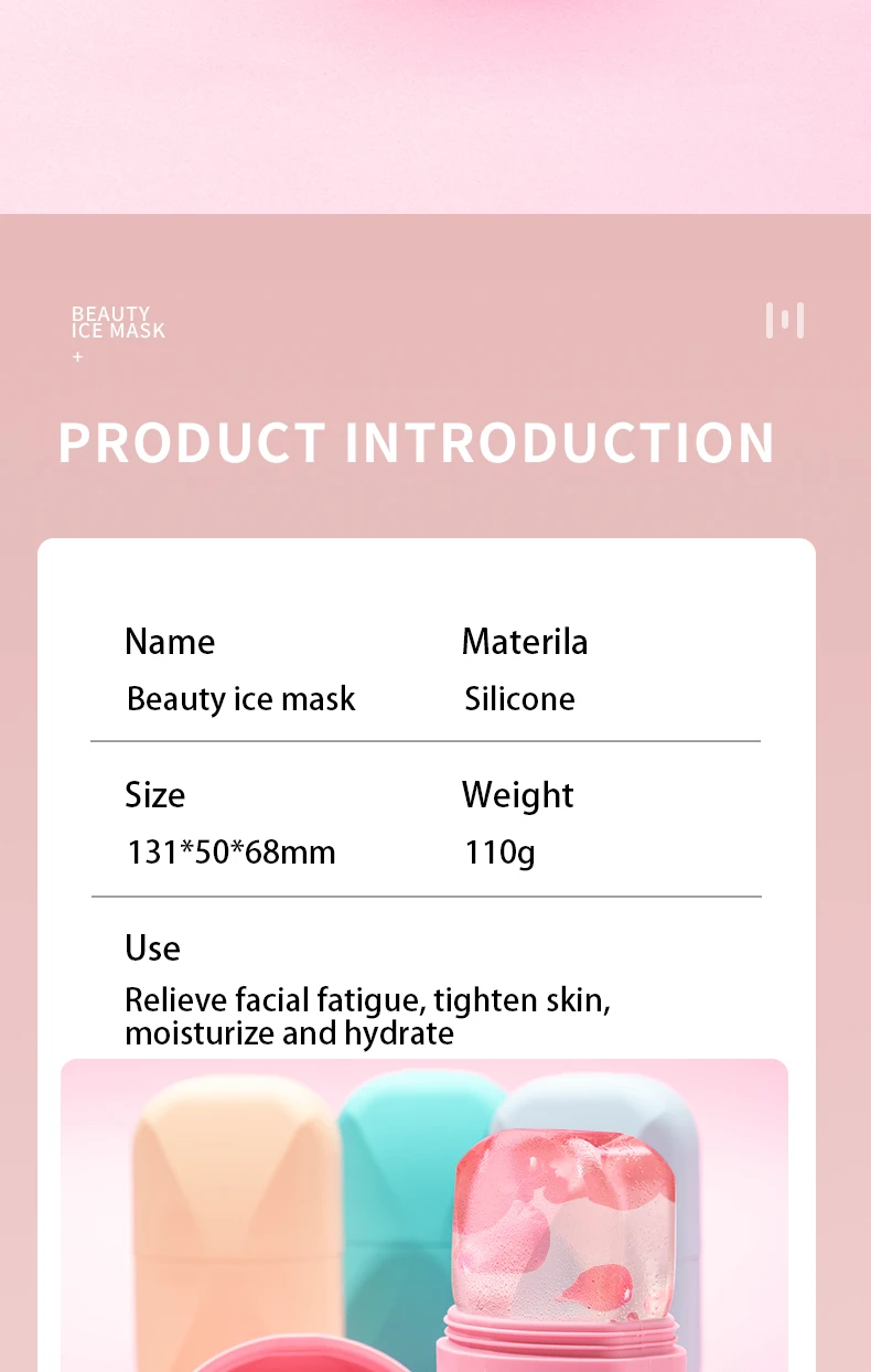 Silicone Ice Facial Roller