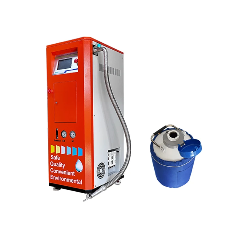 Small liquid nitrogen generator for laboratory of liquid nitrogen