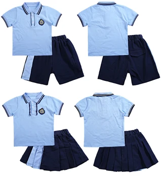 High Quality Japanese School Girl Uniforms Primary International Short Sleeve