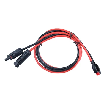 Andersons plug 45A to solar connector 12v ip67 Electrode connector extension harness for solar charging power supply connection
