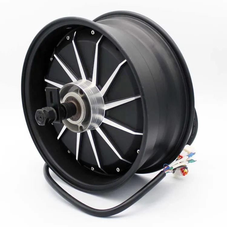 Electric Motorcycle Accessories Scooter Brushless Dc Motor 12 Inches