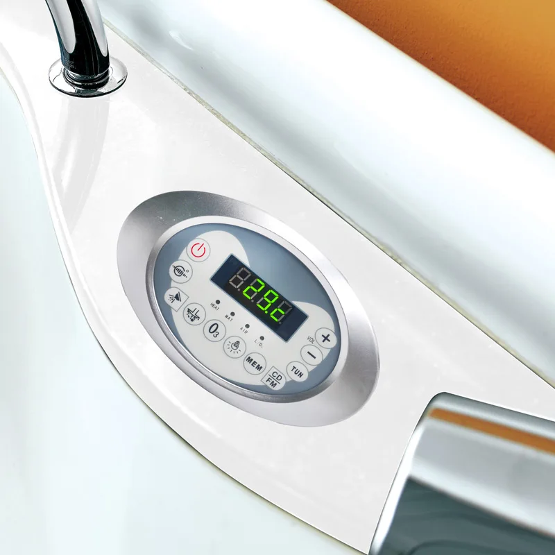 Элегантный и практичный Ванна трогательный контроллер KL-818 для ванной водонагреватель Электрический блок управления регулятор температуры