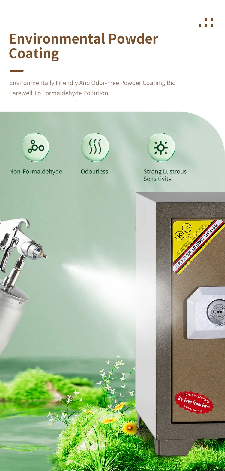 CEQSAFE Vietnam Security Metal Double Key Small Fireproof Safe Box for Home supplier