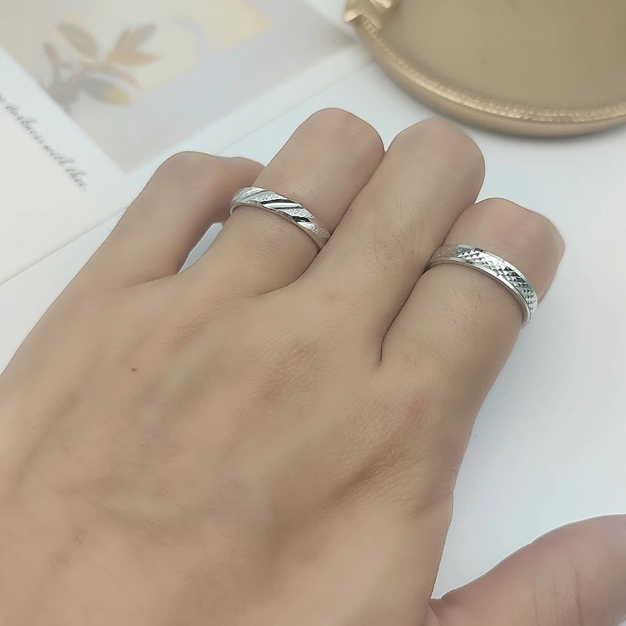Simple Silver Ring Design For Women Wholesale Simple Design 925 Sterling  Silver Plain Ring Newest Design Couple Rings Silver S925 Ring Man Woman