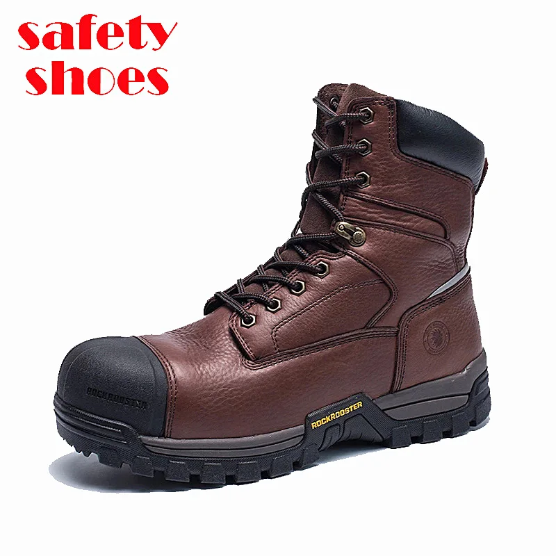 Amazon.com: Botas de trabajo y zapatos de construcción de cuero australiano  de 6 pulgadas, suela resistente al aceite, antideslizante y ácido,  plantilla ortopédica de poliuretano con cremallera lateral, ribete Good  Year :