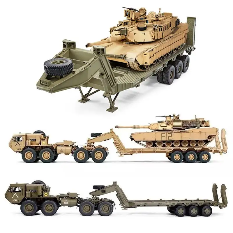 1/12 TRASPED HGP806軍用重機DIYモデルキットアメリカ陸軍M747