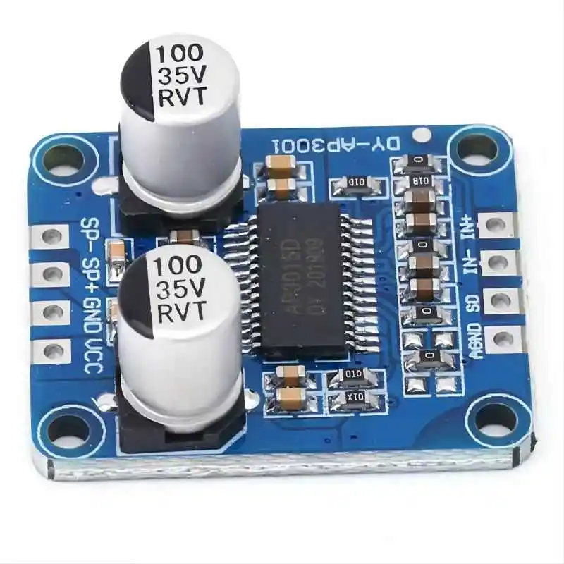 10W/20W/30W Power amplifier module Class D Digital power amplifier board 12V/24V power supply DY-AP3001