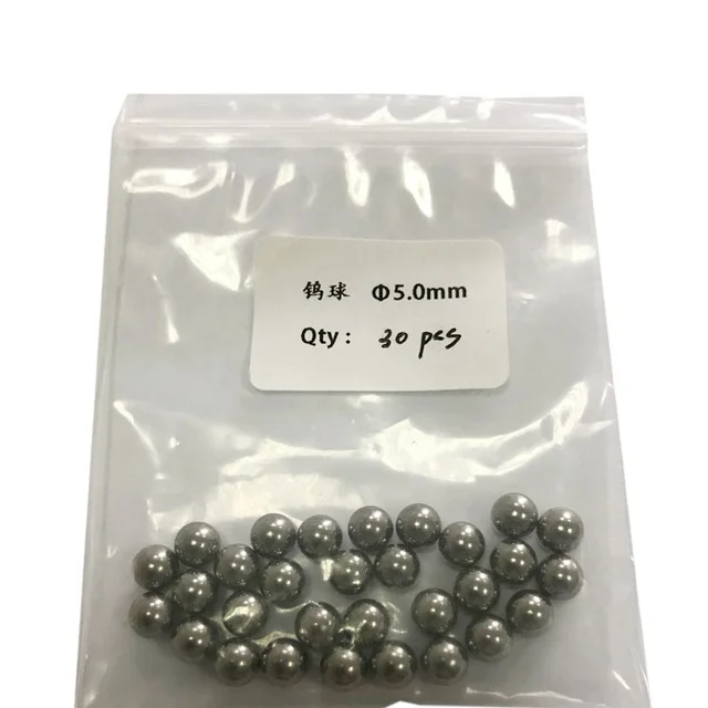 Tungsten Ball 18g/cc 1.8mm 2mm 2.25mm 95wnife Tungsten Heavy Alloy Ball  Custom Size Factory Price