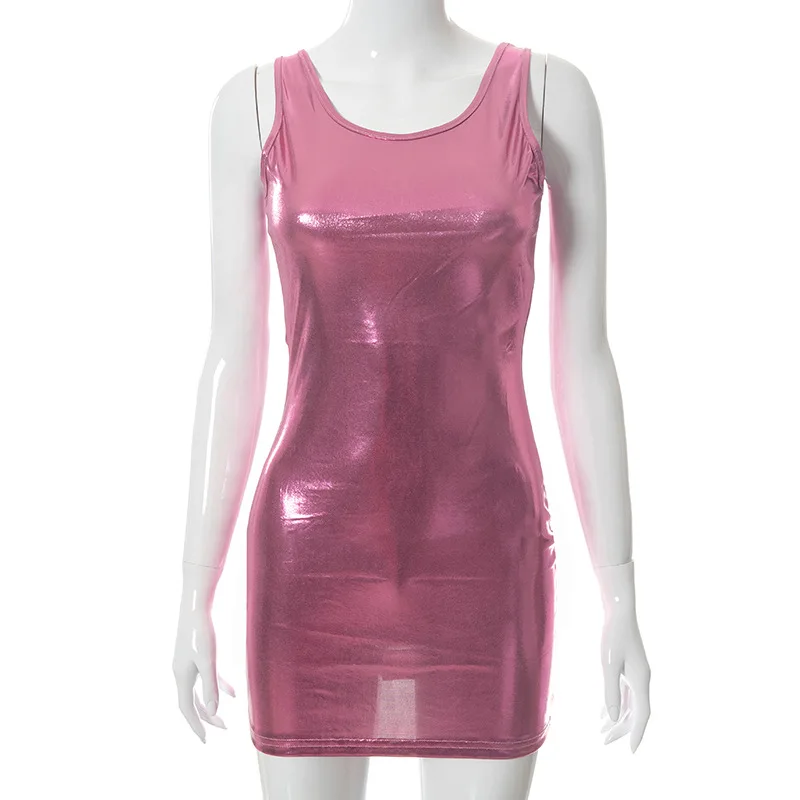 Discount Shipping Order Sexy Night Club Wear Mini Dress Tight Pink Patent Leather Dress Discount Shipping Order Sexy Night Club Wear Mini Dress Tight Pink Patent Leather Dress
