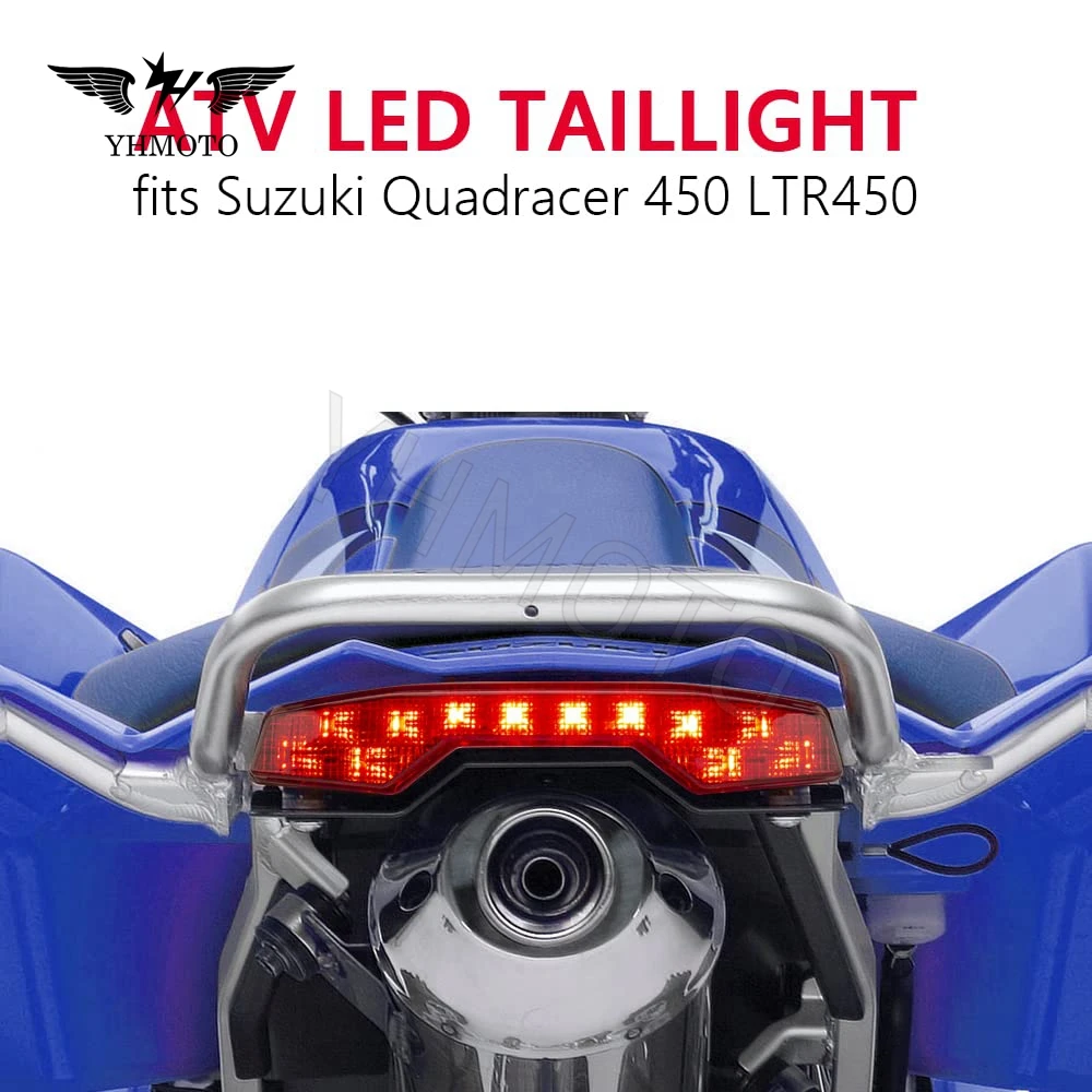 Evomosa Feu Arrière LED 28 Lumières Moto ATV - Stop, Feu Et Plaque D'Immatriculation - Universel 12V Étanche