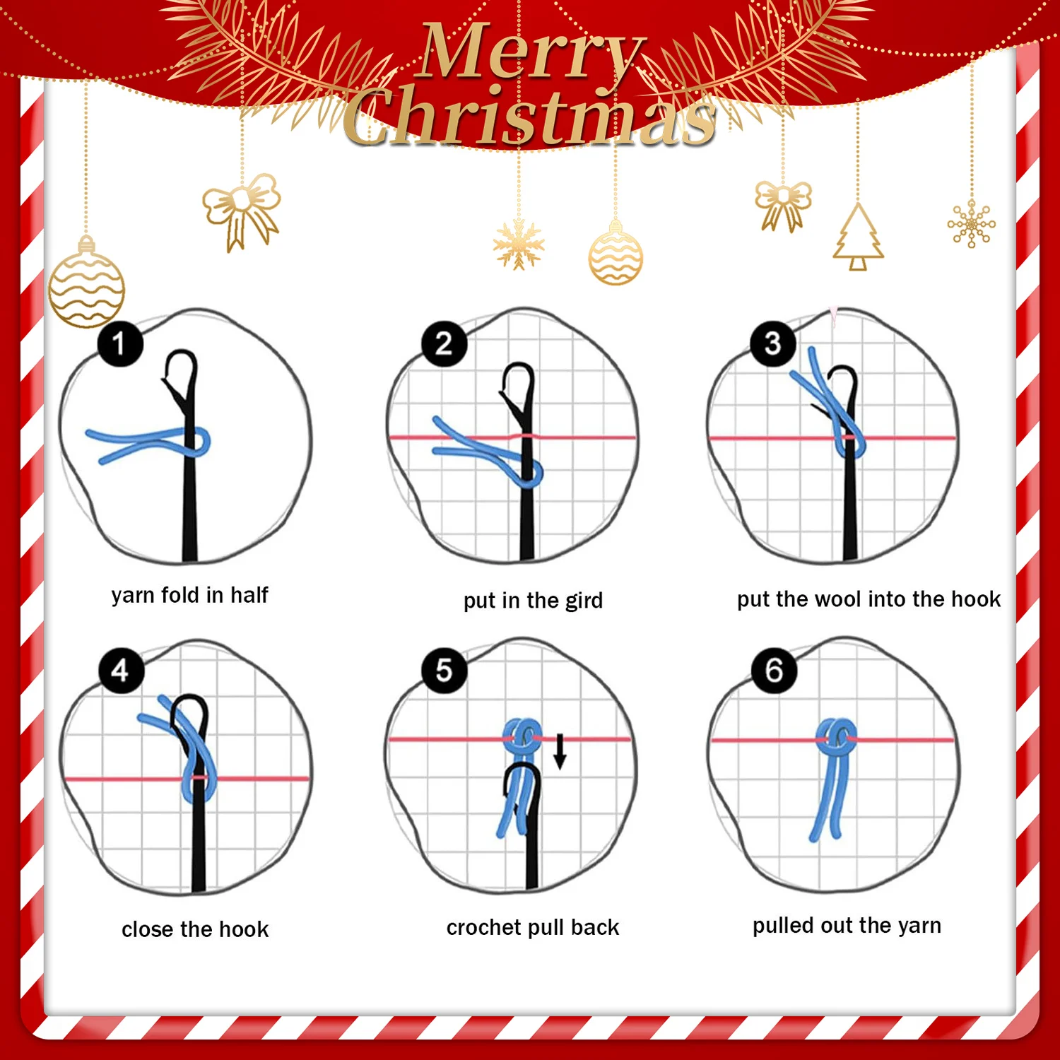 Набор крючков для рукоделия