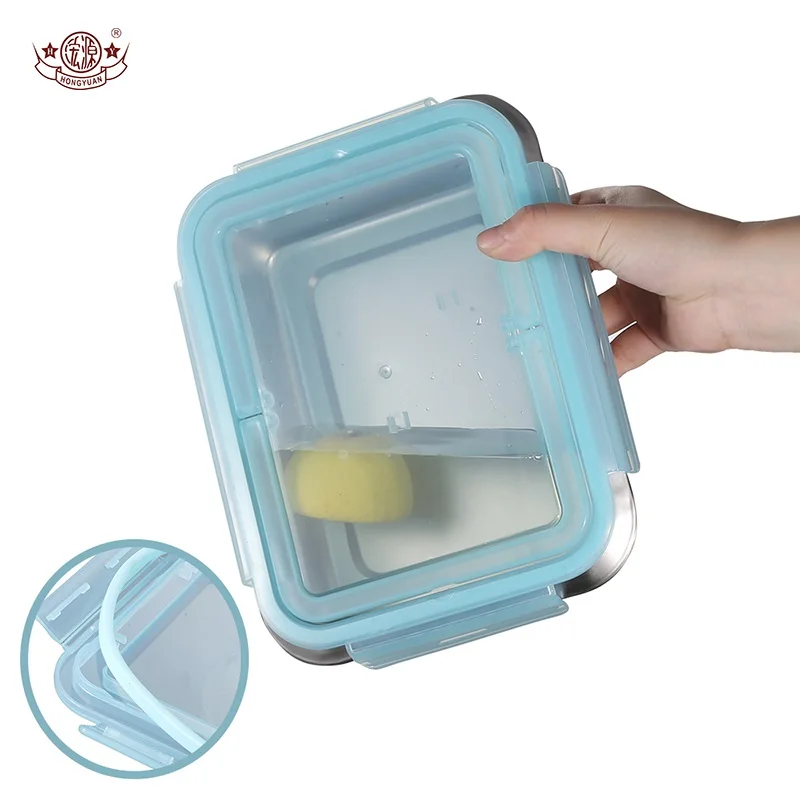 Multi Color Food Containers Microwave Safe Stainless Steel 304  Food Containers Storage
