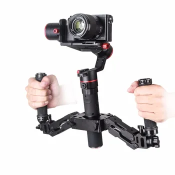 EACHSHOT Spring Dual Handle Grip Handheld Handlebar Kit for Gimbal Zhiyun Crane Plus/Crane 2/Crane V2/Feiyu A1000/a2000/Gusen detail image