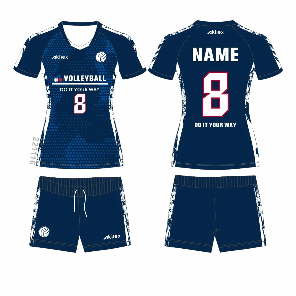 Custom New Design Latest High Quality Volleyball Uniform Designs Volleyball Shirt Beach Volleyball Jerseys