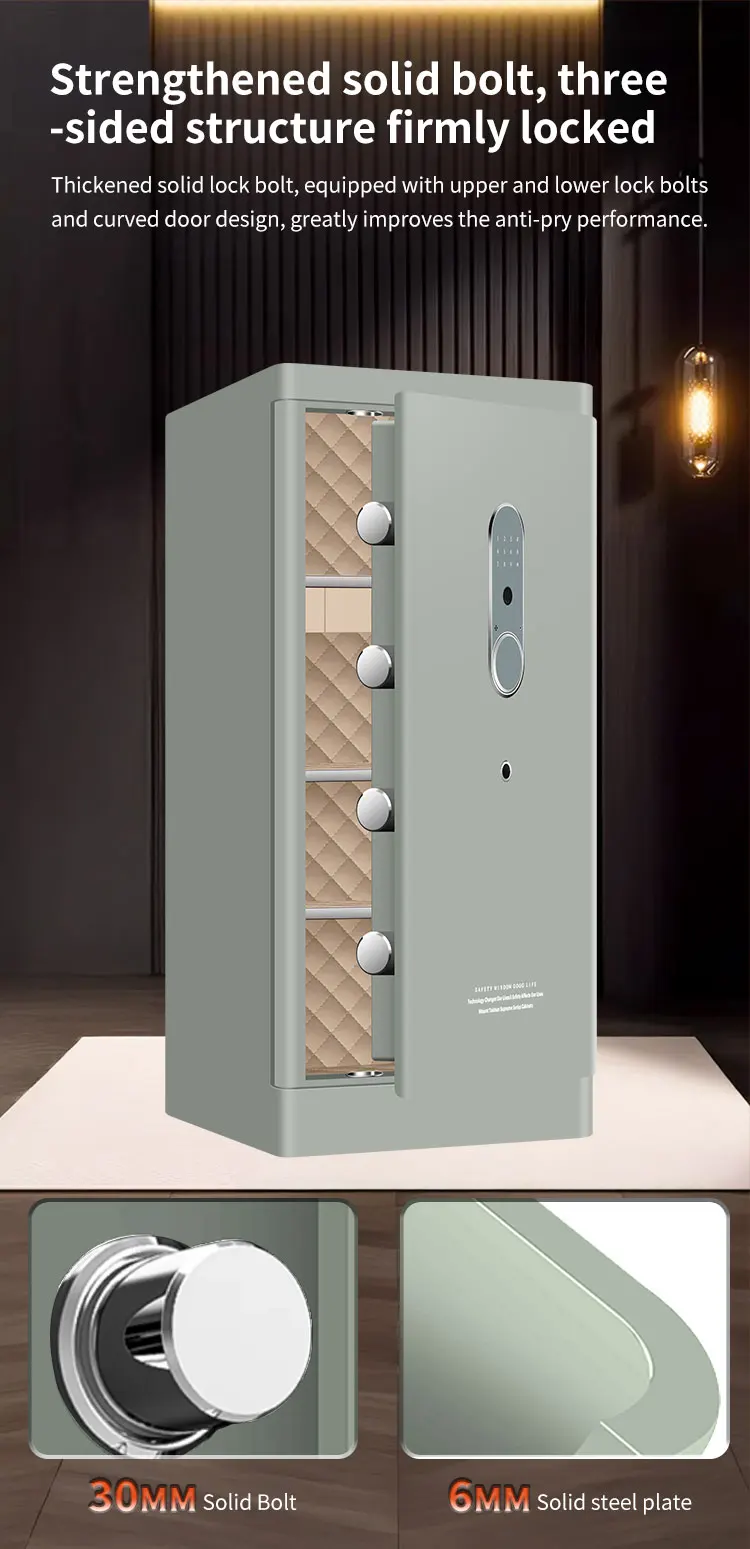 CEQSAFE Heavy-Duty Home Office TUYA APP WIFI Fingerprint Safe Thickened Metal Safe for Secure Storage supplier