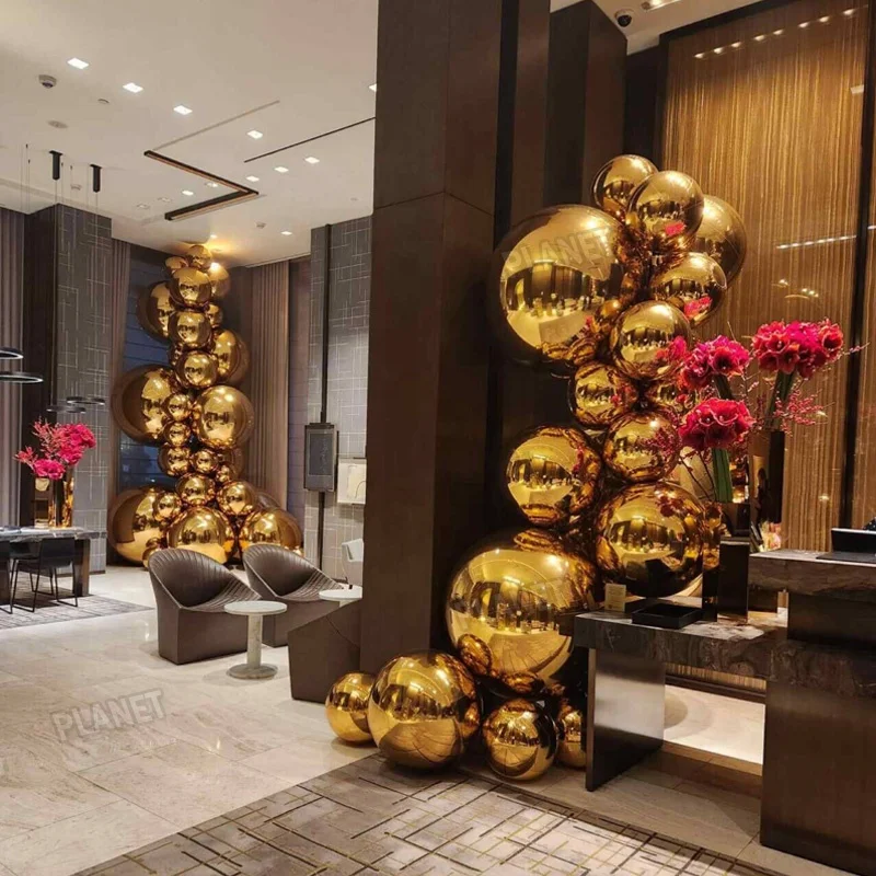 Factory Price Colorful Giant Reflective Inflatable Mirror Ball PVC Inflatable Mirror Balloon for Sale