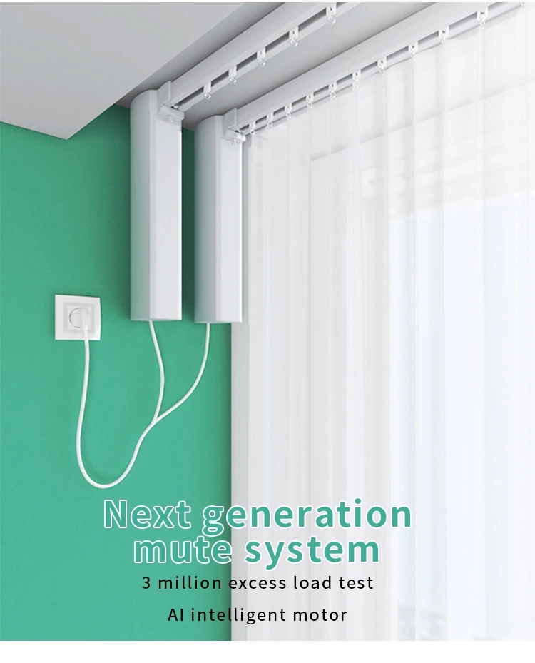 Rail Motorized Automatic Curtain Motor Dt52S Factory Directly Supply  Window Roller Curtain Motor Binthen Curtain Motor