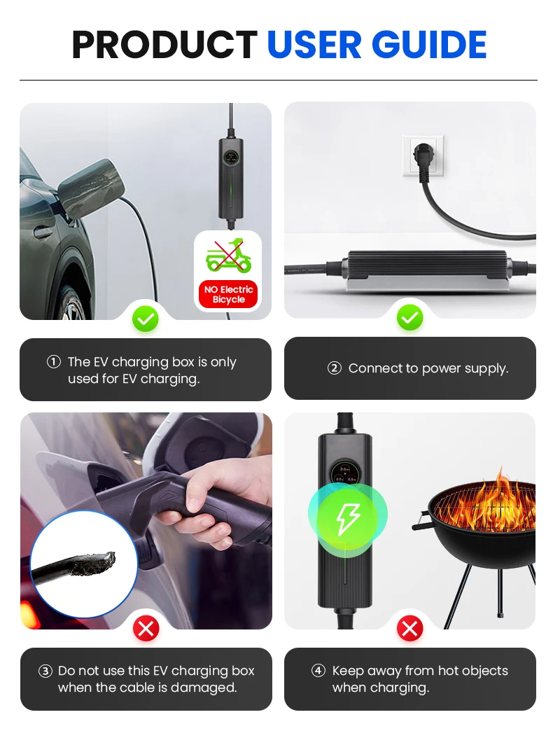 High Compatibility Ev 16kw Type 2 Electric Charger For Electric Car