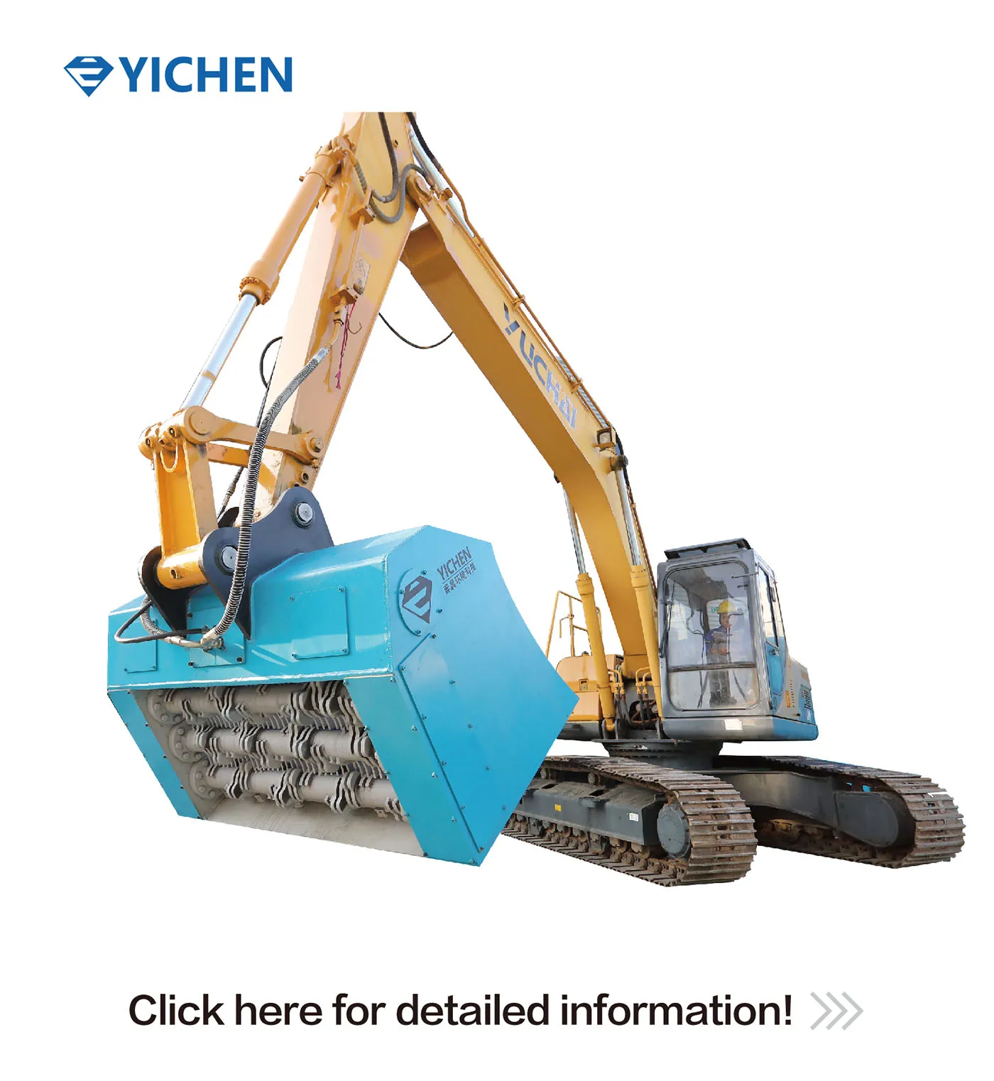 YT-600 Separation of Stone and Soil Efficient Power Transmission Crushing Excavator Waste Screen for Construction Equipment supplier