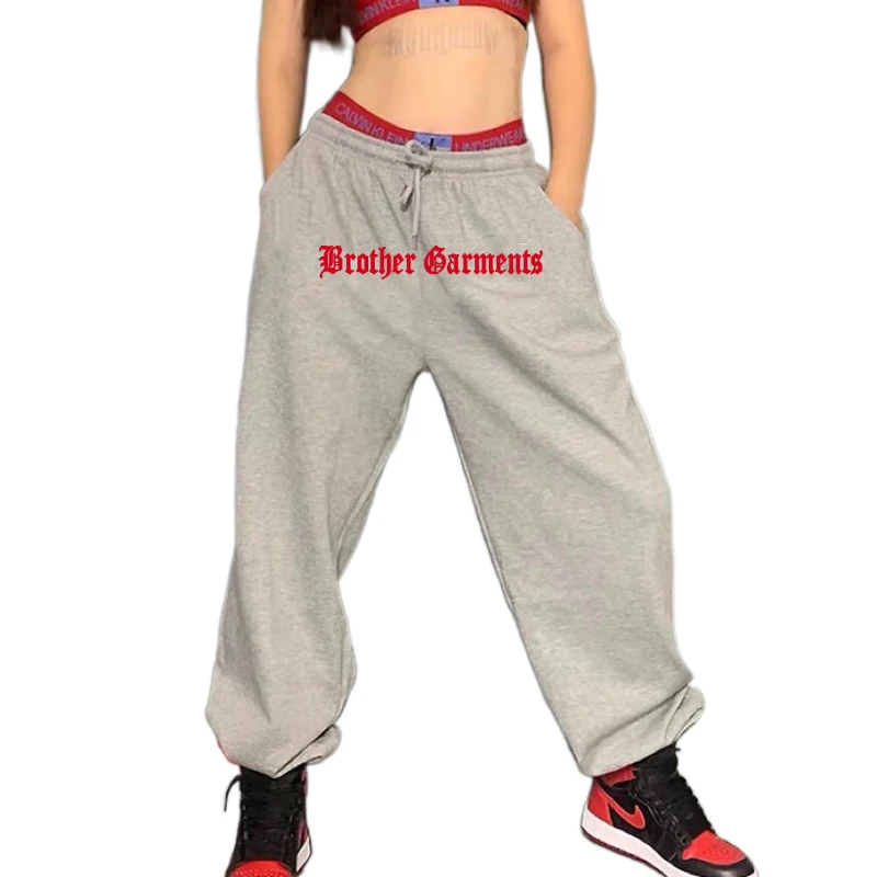 En Blanco Al Por Mayor En Blanco Jogger Pantalones Hip Hop De Gran Tamaño  De Logotipo Personalizado Mujer Jogger - Buy Mujer Corredor,Womens Joggers  Personalizado,En Blanco Al Por Mayor En Blanco Pantalones