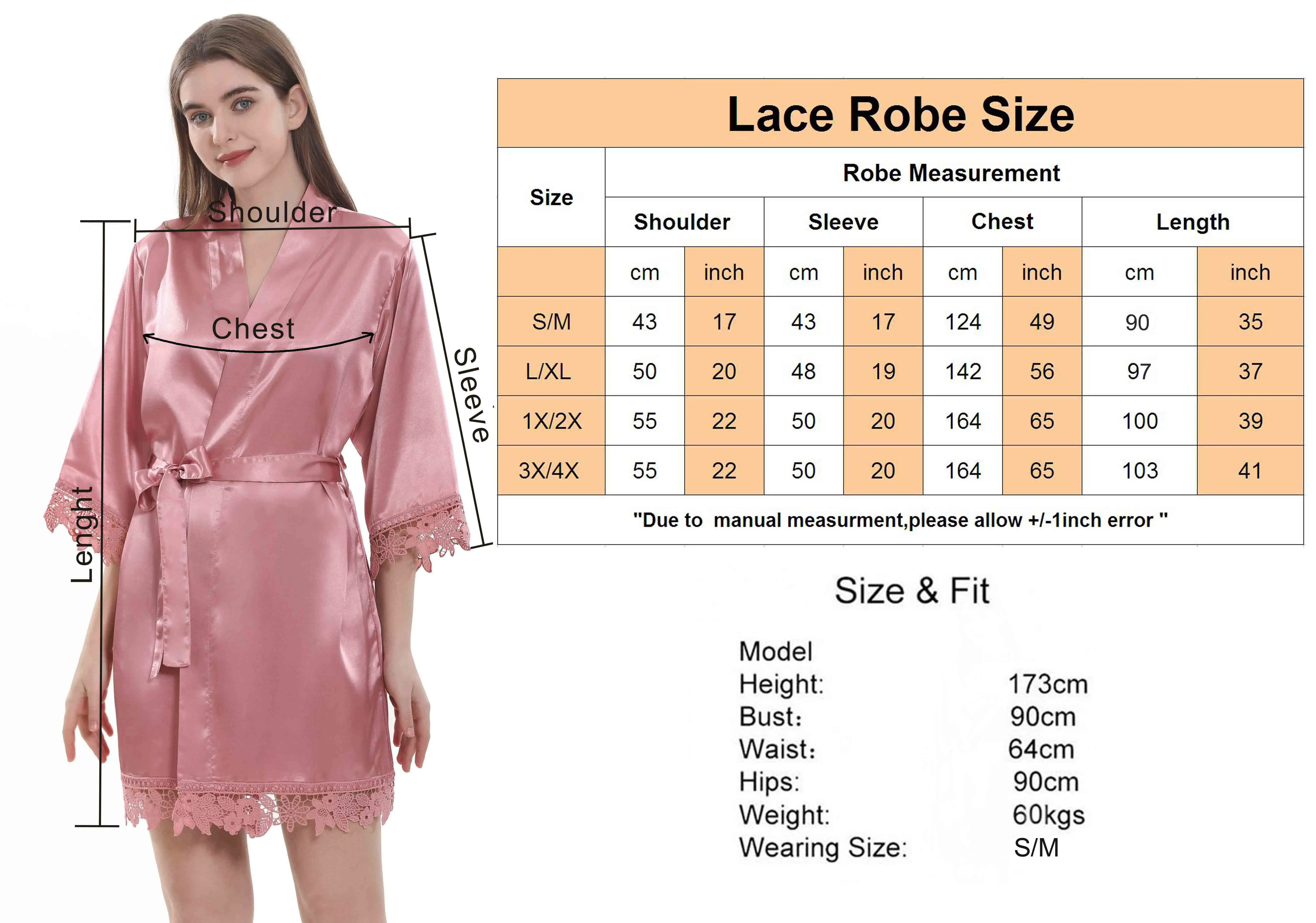 Kimono de satén de seda de 15 colores para mujeres y niños de alta