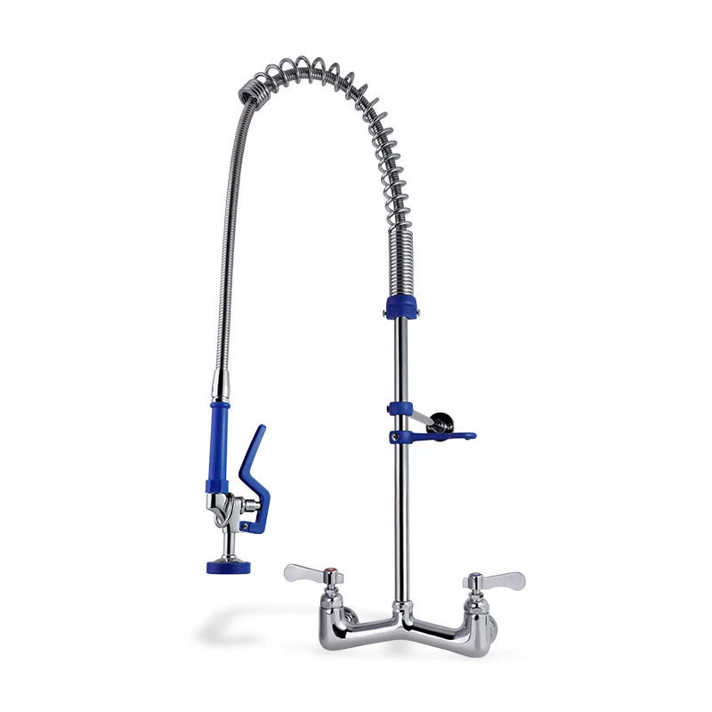 Luksusowa zmywarka łazienkowa z funkcją wstępnego płukania, ciepła i zimna woda, ze stali nierdzewnej, montowana na ścianie, kran do komercyjnej i przemysłowej kuchni