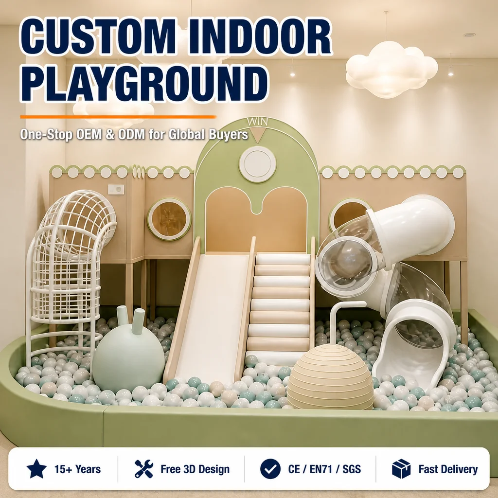 Commercial Indoor Kids Soft Play Set Naughty Castle CE Certified Ball Pool Slide Climbing Rope for Family Fun Center OEM