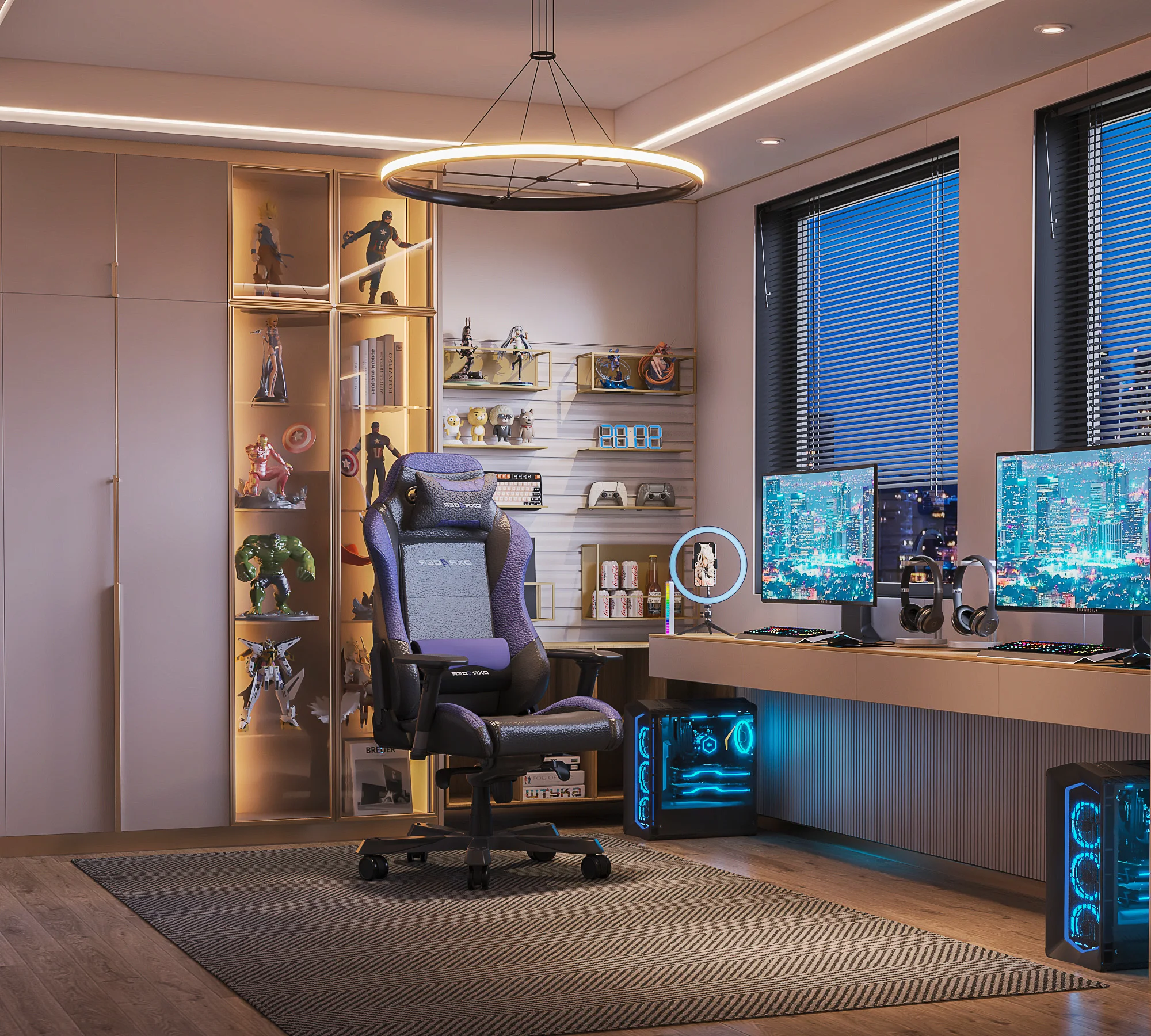 Sturdy Metal Storage Wall Shelves Home Decor Wall Mounted Organizer for Home Esport Room supplier