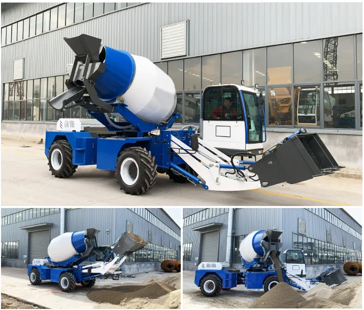 Loading Machine Dubai 3.5M3 Self Loading Concrete Mixer Truck for Sale in Dubai