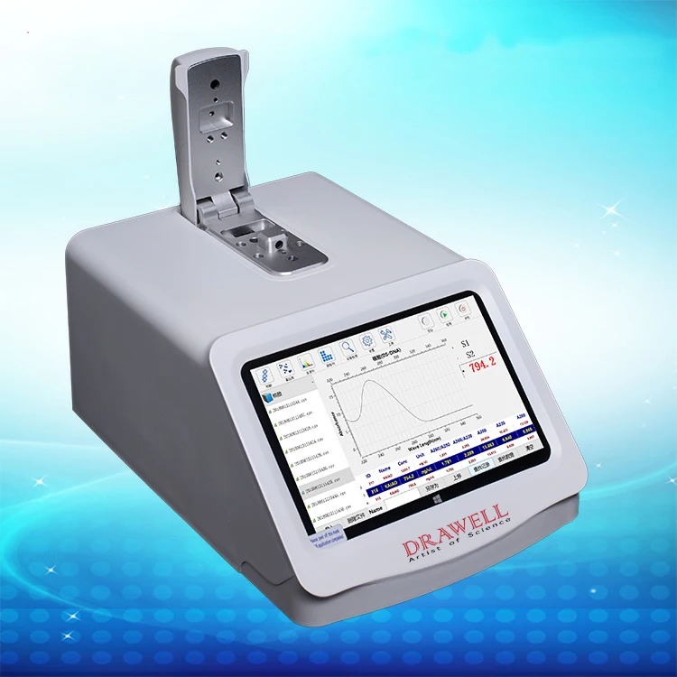 Drawell Dwk5800/k5800c Nano Spectrophotometer Laboratory Micro Volume