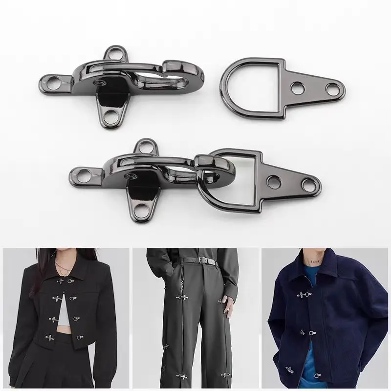JQR 60mm 4858 Zinc Alloy Airplane Buckle - Luxury Accessory