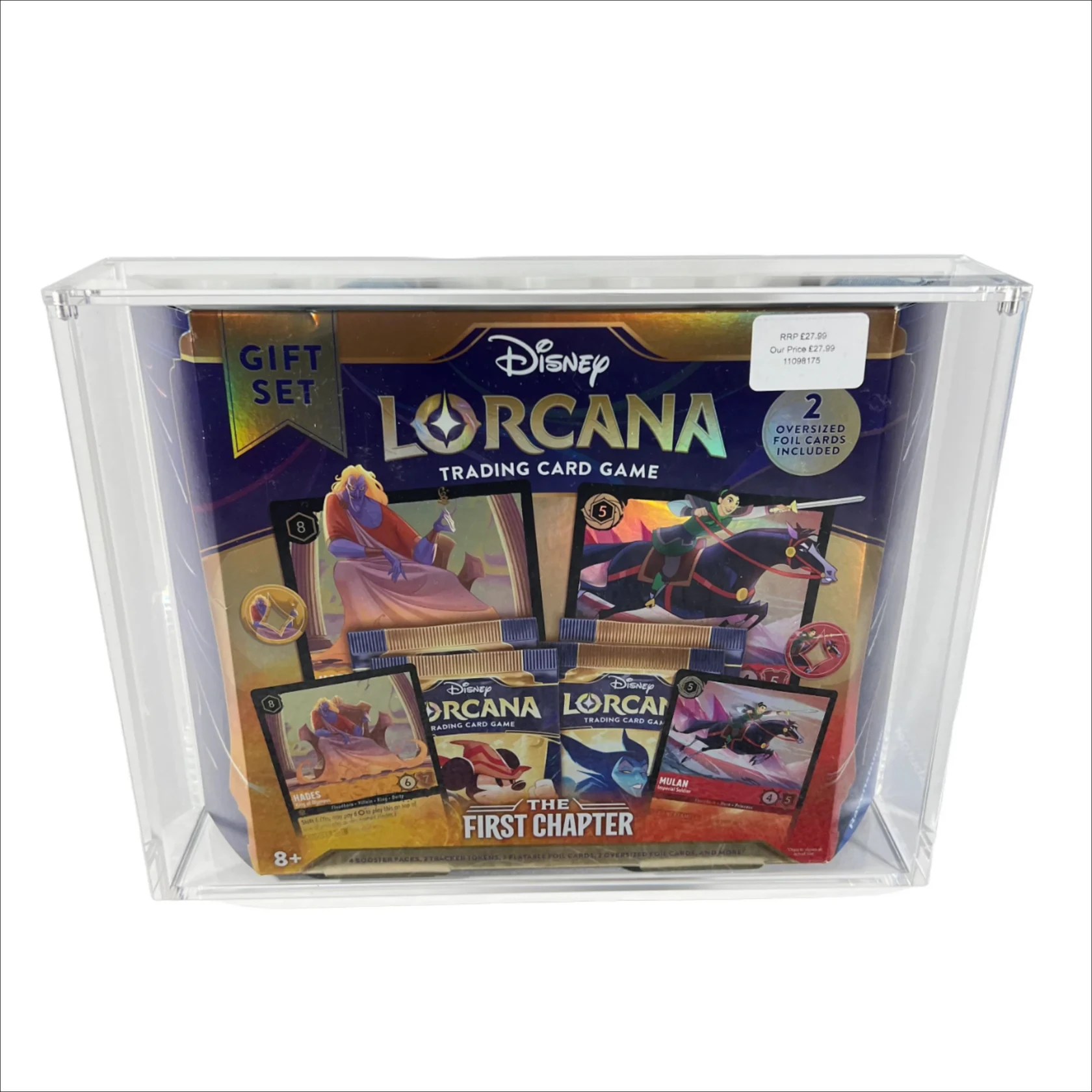 RAY YI Premium Acrylic TCG Disny Lorcana Display Protector Case for Lorcana  Booster Box