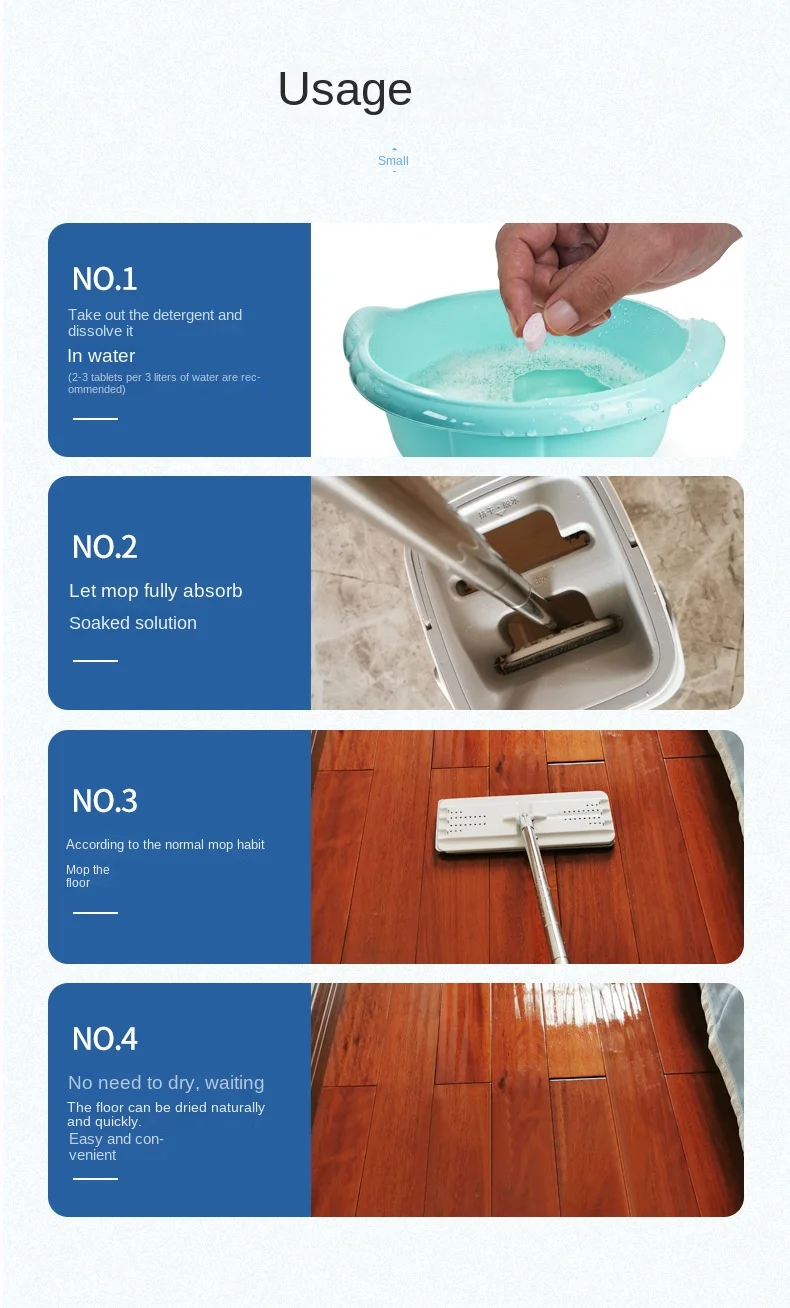 [lkb] Floor Tiles Cleaning Tablets Instant Maintenance Brightening