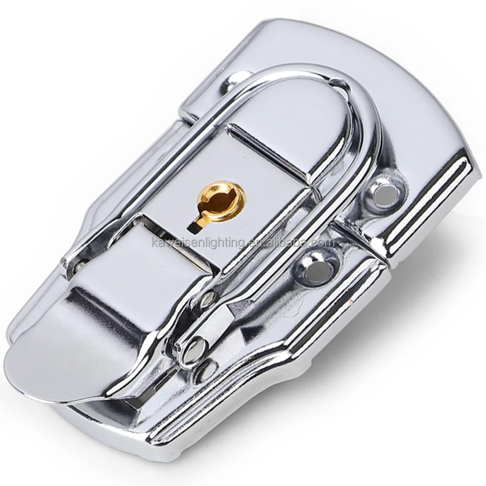Supply Custom Chromeplated Lockable Briefcase Latch Wooden Box Latch