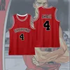 เสื้อกล้ามเปิดไหล่ข้างเดียวสีแดง Akagi รุ่น No. 4