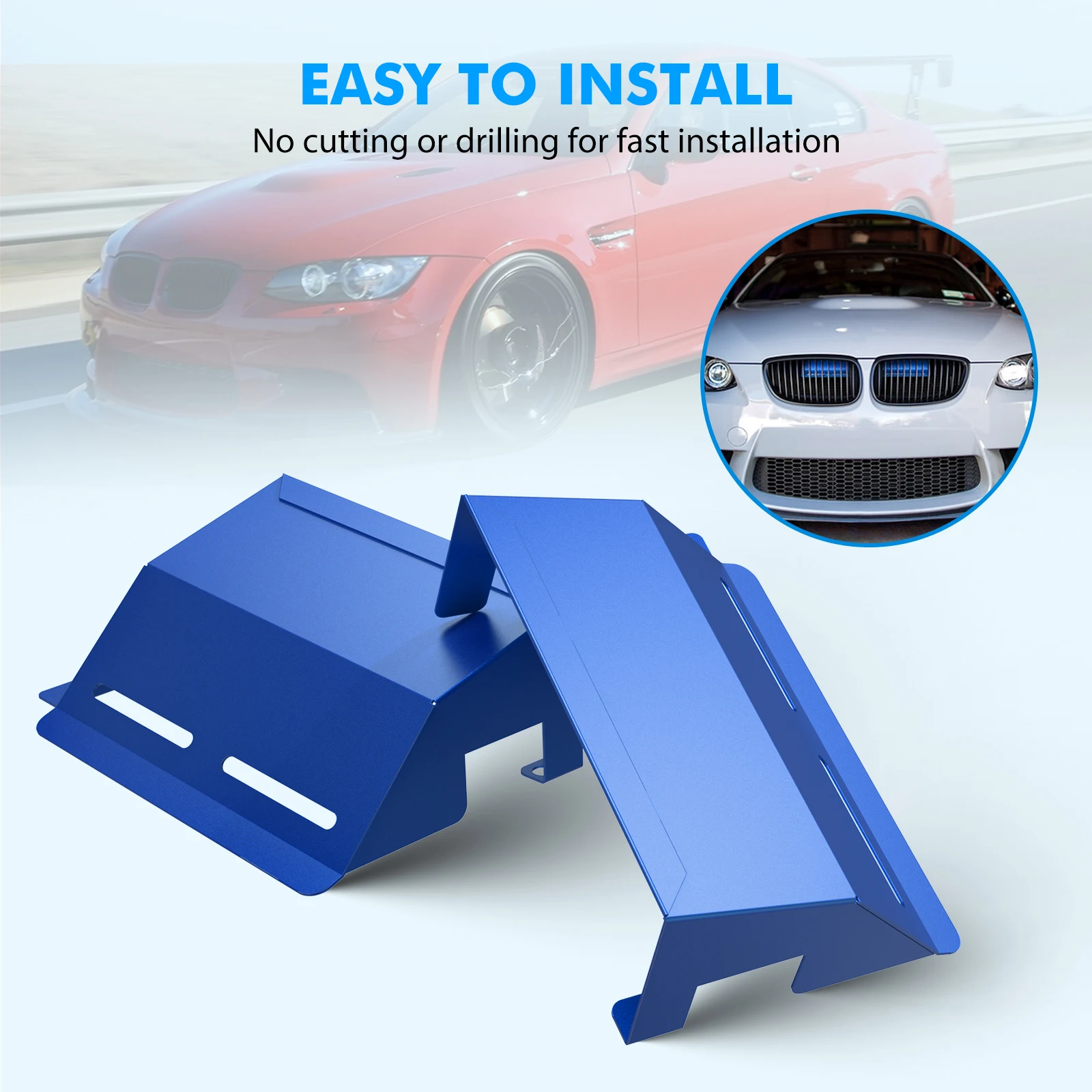 Nicecnc Aluminum Flow Dynamic Air Intake Scoops For Bmw E90 E92 E93 335i 328i N54 N55 20072011