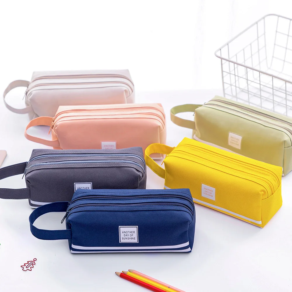 Pencil Case, GIUGT Double Opening Design Big Capacity 3