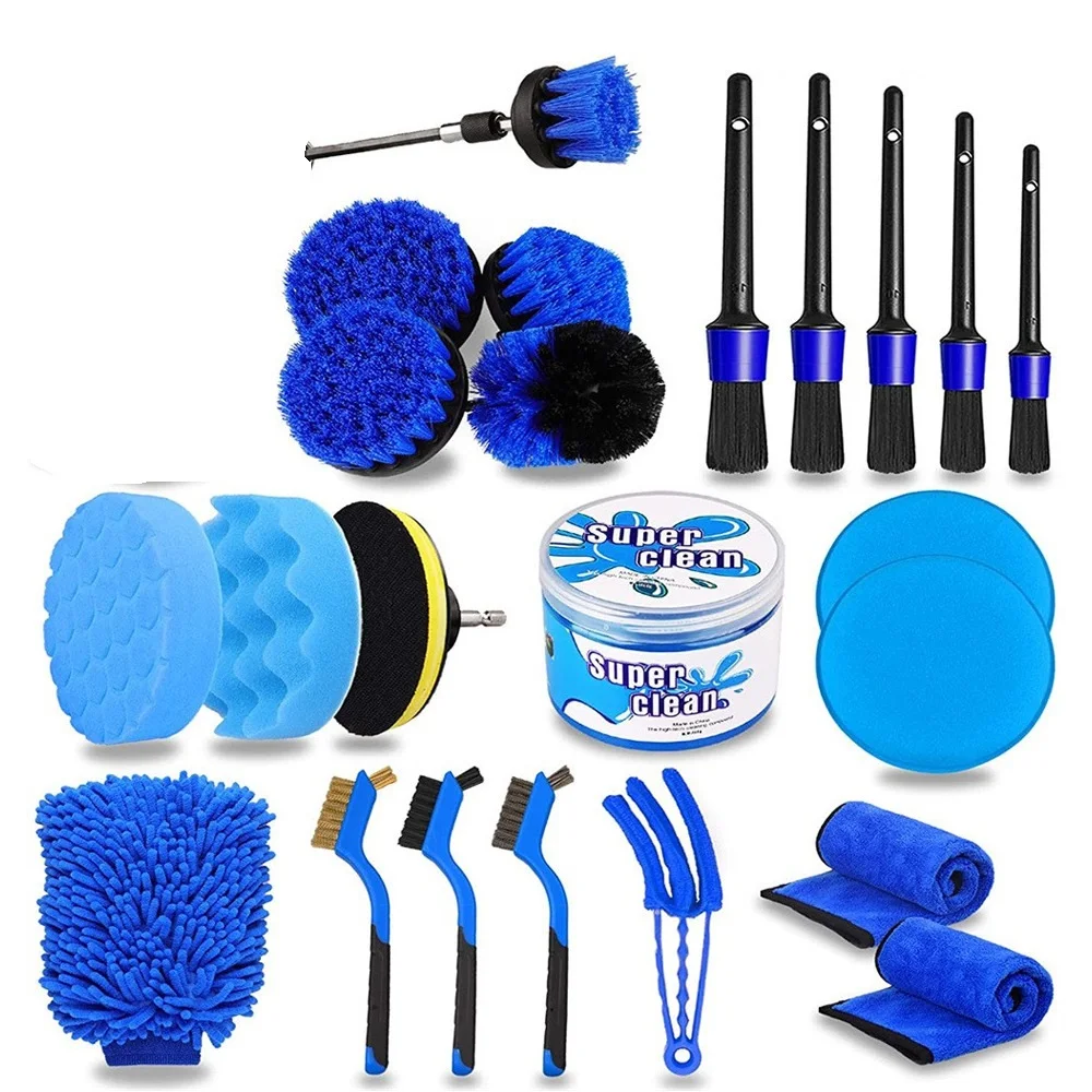 PEX Car Detailing Kit Wash Brushes Set Interior Cleaning With Auto Drill  Soft Brush Attachment Sponge Polishing Pads - Buy PEX Car Detailing Kit  Wash Brushes Set Interior Cleaning With Auto Drill