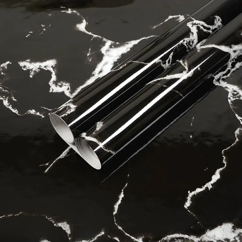 Водостойкая мраморная кухонная прозрачная самоклеящаяся маслостойкая наклейка, 10 м, Настенная Наклейка для обновления мебели в холодильнике