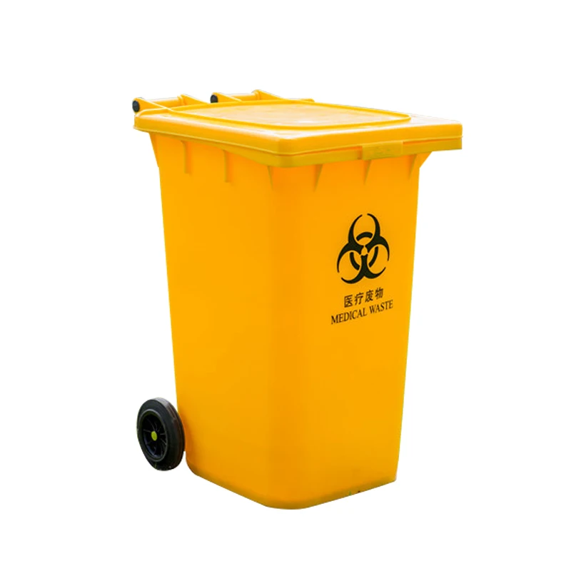 hospital medical 240L Plastic Waste Bin outdoor waste containers