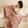 Milk velvet rex rabbit blanket rouge powder