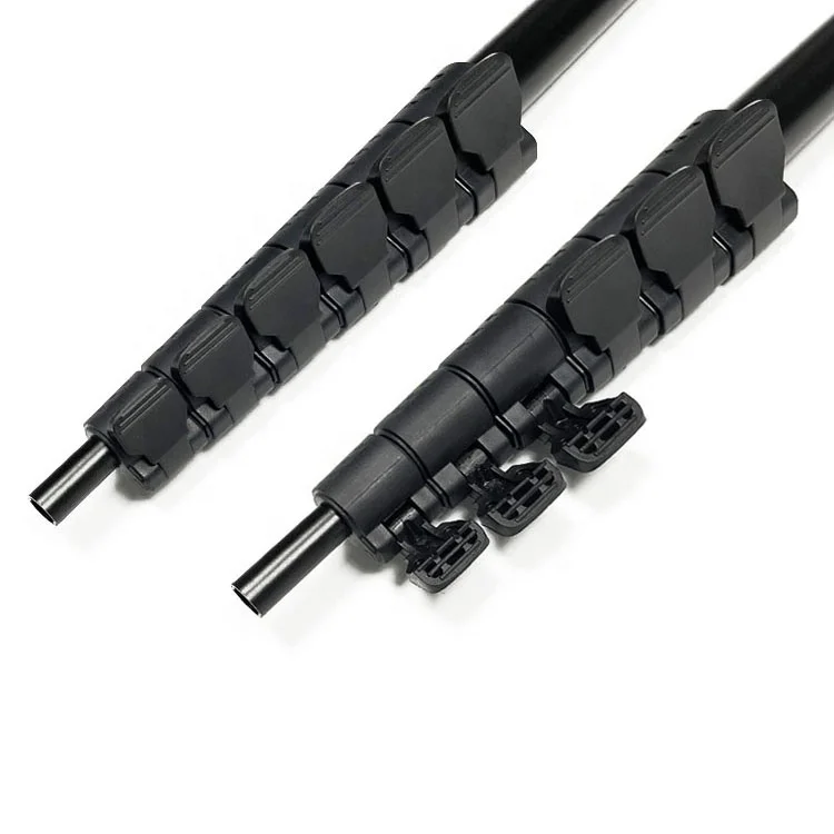 Customized 6063 Flip Clamp Locking Aluminum Telescopic Tube