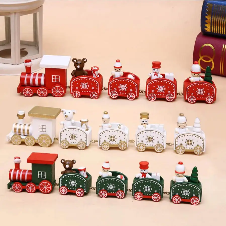 Christmas Decorations Five Knots Small Train Christmas Cartoon Children S Gifts Wooden Window Decorations Buy Christmas Train Christmas Train Set Christmas Tree Train Product On Alibaba Com