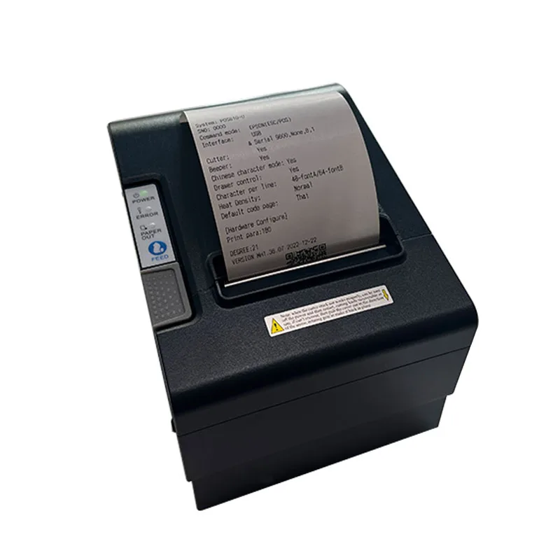 80mm Language Print Thermal Receipt Pos Printer Auto Cutter P810 Bill Printer Ticket Printer