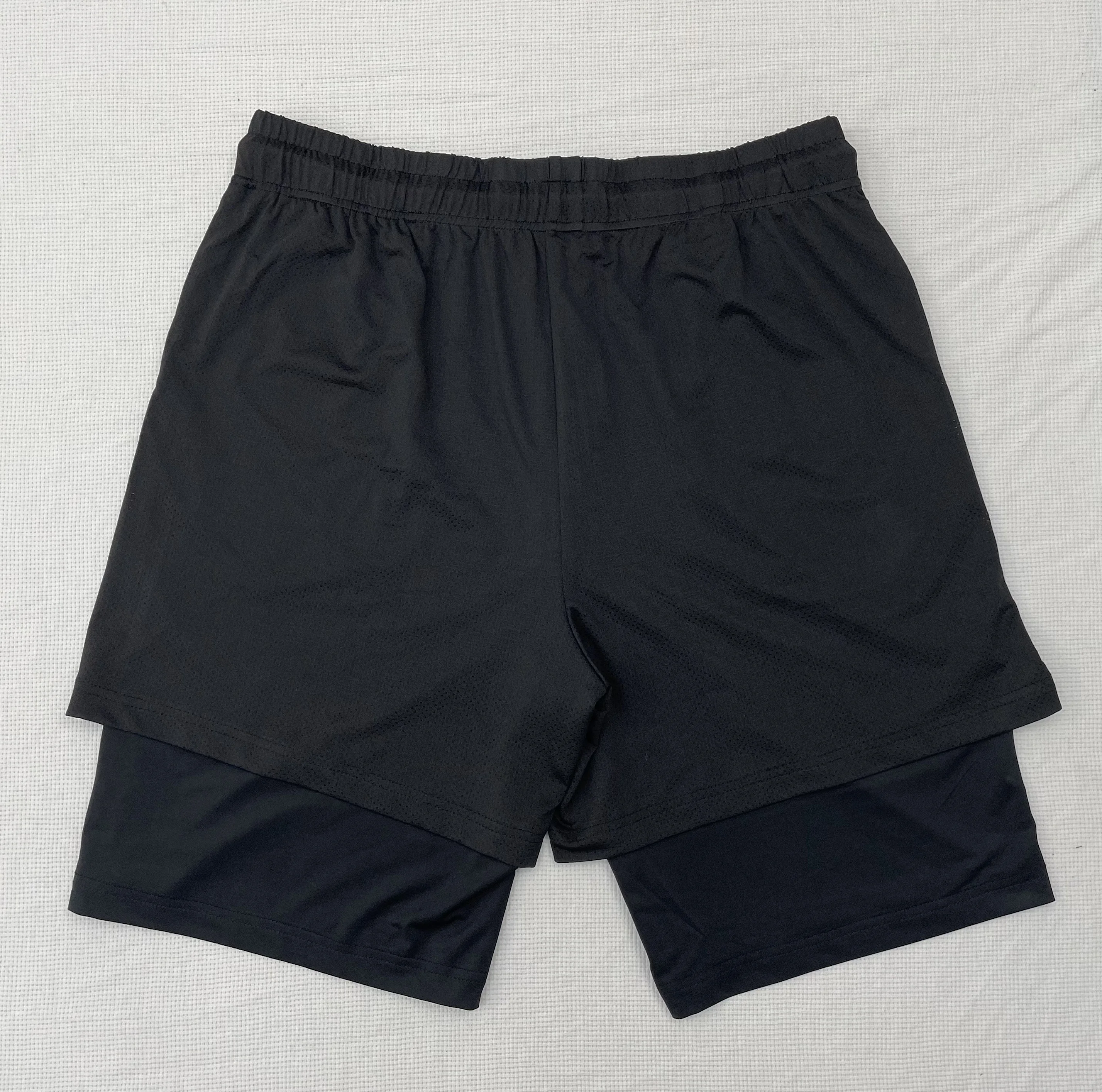 Compressione del sudore personalizzata all'ingrosso 2 in 1 Print Designer Nylon Fiess Boxer Gym Workout Sports Cargo Running Pantaloncini da uomo113_voghion.com