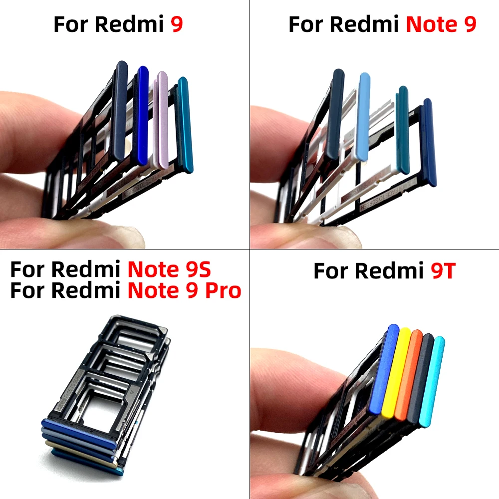 Tiroir Support Pour Carte SIM Et SD Xiaomi Redmi Note 9S / 9 Pro + Extracteur - Neuf