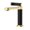 Brushed gold+black